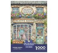 Puzzle 1000 Piezas Tienda de sastres Creative Haven Rompecabezas 38x26cm/1000pcs Regalos para Adultos Y Niños DIY Descompresión