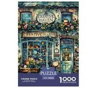 Puzzle 1000 Piezas Tienda de sastres Creative Haven Rompecabezas 38x26cm/1000pcs Regalos para Adultos Y Niños Cartón 100% Reciclado Creative Intelectual Desafío