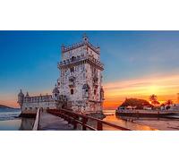 Puzzle 1000 Piezas Torre De Belem O Torre De San Vicente En El Río Tajo Al Atardecer Lisboa Portugal 75 * 50Cm