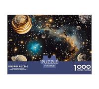 Puzzle 1000 Piezas Un Cielo Lleno de galaxiasJuego Educativo Entretenimento Multicolor UniversoRegalo Creativo para La Relajación Juguete Colorido para Niños De 8 A 12 Años 38x26cm/1000pcs