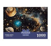 Puzzle 1000 Piezas Un Cielo Lleno de galaxiasJuego Educativo Pasatiempo Creativo UniversoJuego Familiar Regalo Juguete Colorido para Niños De 8 A 12 Años 70x50cm/1000pcs