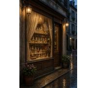 Puzzle 1000 Piezas Ventana Perfumería Lluvia Madera
