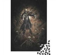 Puzzle 1000 Piezas Violinista Esqueleto Rompecabezas 38x26cm/1000pcs Regalos para Adultos Y Niños Cartón 100% Reciclado Juegos Únicos De Desafío
