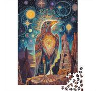 Puzzle 1000 Piezas Visión Mística del Águila Rompecabezas 52x38cm/1000pcs Regalos para Adultos Y Niños DIY Juegos Únicos De Desafío