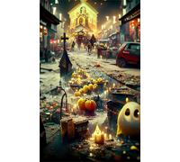 Puzzle 1000 Piezas, Víspera de Todos Los Santos Rompecabezas para Adultos, Entretenimiento Creativo, Juguete Educativo, Puzzles para Adultos 1000, Regalos para Familiares y Amigos 75 x 50 cm