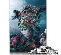 Puzzle 1000 piezas Vivir y Morir para Adultos Puzzles de Madera Juego Estimulante Puzzles 1000 piezas (75 x 50 cm)