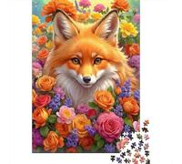 Puzzle 1000 Piezas Volpe nel giardino dei Fiori Rompecabezas 70x50cm/1000pcs Regalos para Adultos Y Niños Cartón 100% Reciclado Descompresión