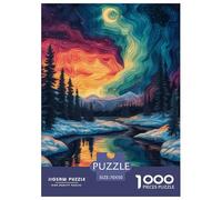 Puzzle 1000 Piezas Winter Snow Scene Juego Educativo Pasatiempo Creativo Strange Forest Regalo Creativo para La Relajación para Adultos Y Niños Mayores De 12 Años 70x50cm/1000pcs