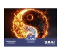 Puzzle 1000 Piezas Yin Yang BaguaJuego Educativo Pasatiempo Creativo Divination Chart Juego Familiar Regalo para Adultos Y Niños Mayores 70x50cm/1000pcs
