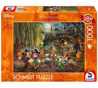 Puzzle 1000 PQ T.Kinkade Mickey y Minnie Mouse Halloween 113366