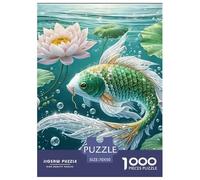 Puzzle 1000 Teile Koi Fisch Für Die Ganze Familie Klassische Puzzles Geschenk Schwer Pädagogisches Spielzeug Pädagogisches Spiel Home Dekoration 70x50cm/1000pcs