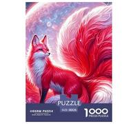 Puzzle 1000 Teile Neun-Schwanz-Fuchs Für Erwachsene Teens Kinder Klassische Puzzles Interaktives Spielzeug Pädagogisches Spiel Home Dekoration 38x26cm/1000pcs