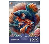 Puzzle 1000 Teiles Koi Fisch Erwachsen Kinder Klassische Puzzles Herausforderung Spielzeug Pädagogisches Spiel Home Dekoration 38x26cm/1000pcs