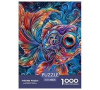 Puzzle 1000 Teiles Koi Fisch Erwachsene Klassische Puzzles Schwer Pädagogisches Spielzeug Pädagogisches Spiel Home Dekoration 38x26cm/1000pcs