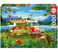 Educa - Vacaciones en el Campo | Puzzle de 1000 Piezas para Adultos. Medidas: 68 x 48 cm. Incluye Cola Fix Puzzle. A Partir de 14 años (19922)