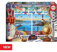 Puzzle 1000 Vida en Oporto - EDUCA