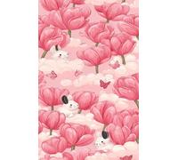 Puzzle 120 Piezas Adultos Conejos Tulipanes Rosas, Desarrolla la Concentraciòn y la Logica Desafío de Entretenimiento para la Mente, Puzzles 120 Piezas 25 x 20 cm