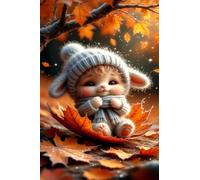 Puzzle 120 Piezas Adultos Dibujos Animados Hoja Arce, Retos Divertidos, Relajarse, Desarrolla la Concentraciòn Mentàl, Rompecabezas Adultos 120 Piezas 25 x 20 cm