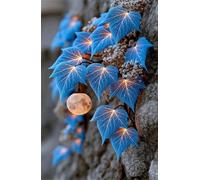 Puzzle 120 Piezas Adultos Hoja Azul, Rompecabezas Adultos 25x20 cm, Imposible, Difícil, Desafiante, Adecuado para Adultos y para la Decoración del Hogar
