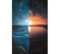 Puzzle 120 Piezas Adultos Paisaje Fantasía, Desarrolla la Concentraciòn y la Logica Desafío de Entretenimiento para la Mente, Puzzles 120 Piezas 25 x 20 cm