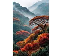 Puzzle 120 Piezas Adultos Paisaje Natural, Desarrolla la Concentraciòn y la Logica Desafío de Entretenimiento para la Mente, Puzzles 120 Piezas 25 x 20 cm