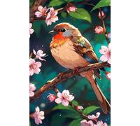 Puzzle 120 Piezas Adultos Pájaros Flores, Retos Divertidos, Relajarse, Desarrolla la Concentraciòn Mentàl, Rompecabezas Adultos 120 Piezas 25 x 20 cm