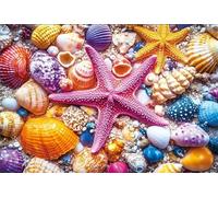 Puzzle 120 Piezas, Conchas de Estrellas de mar Puzzles para Adultos,Rompecabezas de Adultos, Juguetes de Regalo Entretenimento Puzzle, Juego de Rompecabezas