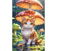 Puzzle 120 Piezas Gato Seta Puzzle, Desarrolla la Logica y la Observaciòn, Ejercita Paciencia Puzzles Adultos 120 Piezas 25 x 20 cm