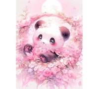 Puzzle 120 Piezas Panda Animal Flor Rompecabezas Adultos Juguetes Educativos Rompecabezas Desafiante Juegos de Puzzle para Toda la Familia Puzzles 120 Adultos 25 x 20 cm