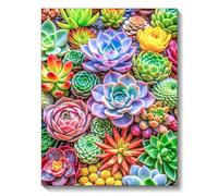 Puzzle 120 Piezas, Plantas suculentas Puzzles para Adultos,Rompecabezas de Adultos, Juguetes de Regalo Entretenimento Puzzle, Juego de Rompecabezas