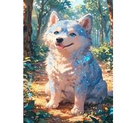 Puzzle 1200 Piezas Adultos Animal Perro, Retos Divertidos, Relajarse, Desarrolla la Concentraciòn Mentàl, Rompecabezas Adultos 1200 Piezas 75 x 50 cm