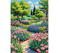 Puzzle 1200 Piezas Adultos Flores Jardín, Retos Divertidos, Relajarse, Desarrolla la Concentraciòn Mentàl, Rompecabezas Adultos 1200 Piezas 75 x 50 cm