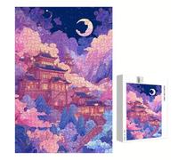 Puzzle 1200 Piezas Adultos Sueño & Arquitectura, Rompecabezas con Letras Traseras y Póster, Pasatiempo Antiestrés, Decoración de Pared, Regalo Decorar Mujer Hombre 75 x 50 cm (14 Años +) P3#732