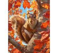 Puzzle 1200 Piezas, Ardilla de árbol de otoño Puzzles para Adultos,Rompecabezas de Adultos, Juguetes de Regalo Entretenimento Puzzle, Juego de Rompecabezas