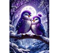 Puzzle 1200 Piezas, Aves del Bosque Invernal Puzzles para Adultos,Rompecabezas de Adultos, Juguetes de Regalo Entretenimento Puzzle, Juego de Rompecabezas