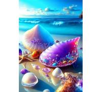 Puzzle 1200 Piezas, Conchas de Playa Puzzles para Adultos,Rompecabezas de Adultos, Juguetes de Regalo Entretenimento Puzzle, Juego de Rompecabezas
