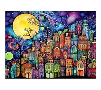Puzzle 1200 Piezas, Dibujos Animados Coloridos rústicos Puzzles para Adultos,Rompecabezas de Adultos, Juguetes de Regalo Entretenimento Puzzle, Juego de Rompecabezas