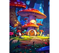 Puzzle 1200 Piezas Hongo Dibujos Animados Puzzles Juguete desafío y Juego Educativo Rompecabezas para Adultos Puzzles para Adultos 1200 Piezas 75 x 50 cm