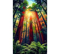 Puzzle 1200 Piezas Jungla Soleada, 75x50 cm, Rompecabezas Imposible, Ejercita Paciencia y Concentración, Puzzle de 1200 Piezas para Adultos