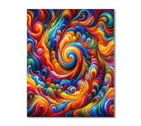 Puzzle 1200 Piezas, Nubes abstractas de arcoíris Puzzles para Adultos,Rompecabezas de Adultos, Juguetes de Regalo Entretenimento Puzzle, Juego de Rompecabezas