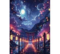 Puzzle 1200 Piezas Puente Río Noche Estrellada Rompecabezas Adultos Juguetes Educativos Rompecabezas Desafiante Juegos de Puzzle para Toda la Familia Puzzles 1200 Adultos 75 x 50 cm
