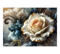 Puzzle 1200 Piezas, Rosa Abstracta Puzzles para Adultos,Rompecabezas de Adultos, Juguetes de Regalo Entretenimento Puzzle, Juego de Rompecabezas