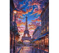 Puzzle 1200 Piezas Torre de la Calle de París | Puzzles Adultos | para Toda La Familia | 75x50 cm | Entretenimiento Creativo Rompecabezas Adultos Regalo