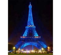 Puzzle 1200 Piezas, Vista Nocturna de París Puzzles para Adultos Niños,Rompecabezas de Adultos, Juguetes de Regalo Entretenimento Puzzle, Juego de Rompecabezas