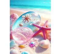 Puzzle 1314 Piezas Adultos Estrella Mar Playa 75x50 cm, Juego Educativo, Ejercita Paciencia y Concentración, Puzzles 1314 Piezas