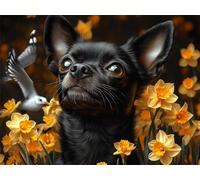 Puzzle 1314 Piezas Animal Puzzle Adultos Flor, 75x50cm, n-104 | Rompecabezas Adultos, Juego de Puzzles Desafiante, como Actividad Familiar y Decoraci贸n Pared, Regalo Mujer, Regalo Hombre