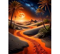 Puzzle 1314 Piezas, Camino al Atardecer en el Desierto Puzzles para Adultos,Rompecabezas de Adultos, Juguetes de Regalo Entretenimento Puzzle, Juego de Rompecabezas