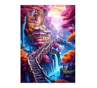 Puzzle 1314 Piezas, Camino del desván de la Cascada Puzzles para Adultos,Rompecabezas de Adultos, Juguetes de Regalo Entretenimento Puzzle, Juego de Rompecabezas