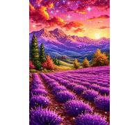 Puzzle 1314 Piezas Lavanda, Rompecabezas para Adultos, Puzzles Desafiante, Juegos Educativos, Puzle Clásico para Todos los Fanáticos de los Rompecabezas 75 x 50 cm