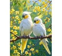 Puzzle 1314 Piezas, Loros Blancos escénicos Puzzles para Adultos,Rompecabezas de Adultos, Juguetes de Regalo Entretenimento Puzzle, Juego de Rompecabezas